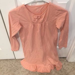 Girls lands end size 10 peach dress